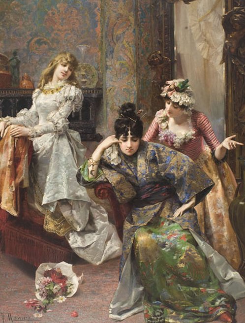 Francesc Masriera: Después del baile (1886).