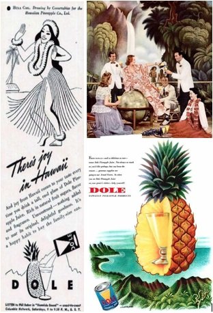 Ejemplos de los diferentes tipos de anuncios que realizó Miguel Covarrubias.