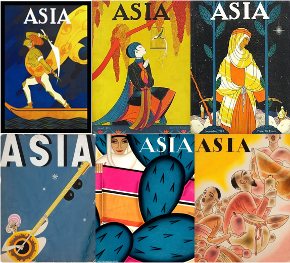 Algunas portadas de Asia correspondientes al mundo árabe.