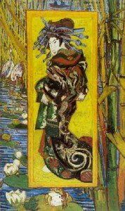 'La cortesana' de Vincent Van Gogh.