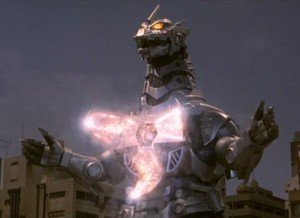 Godzilla against MechaGodzilla.