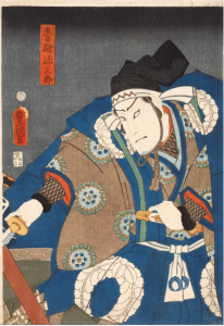 Kunisada (Toyokuni III) "Aoto Magosaburô" (1859).