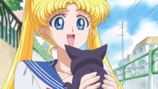 Captura de pantalla de la serie Sailor Moon. 