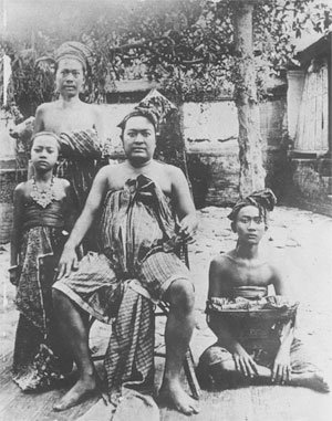 Dewa Agung Jambé II, último raja de Klunkung.