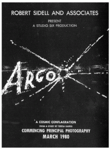 Poster original de la falsa película, diseñado por la CIA.