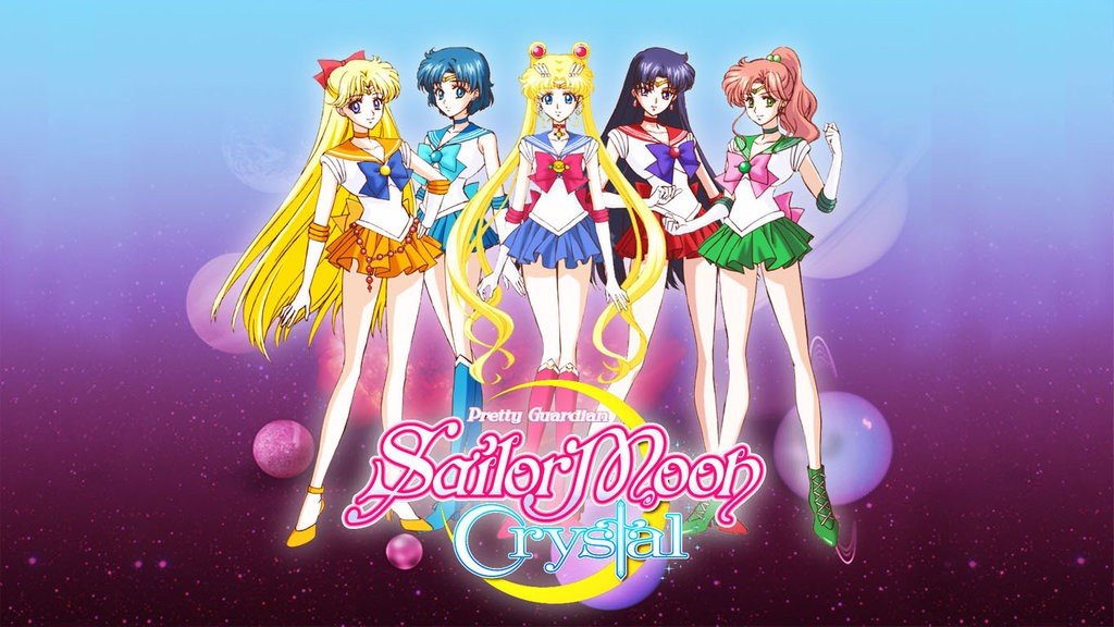 Diseños para la serie animada Sailor Moon Crystal.