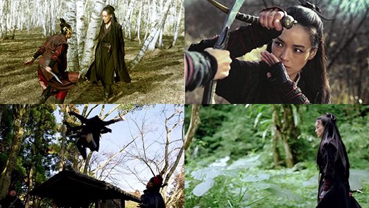 Fotogramas de la película que recogen diferentes escenas de acción de la misma.