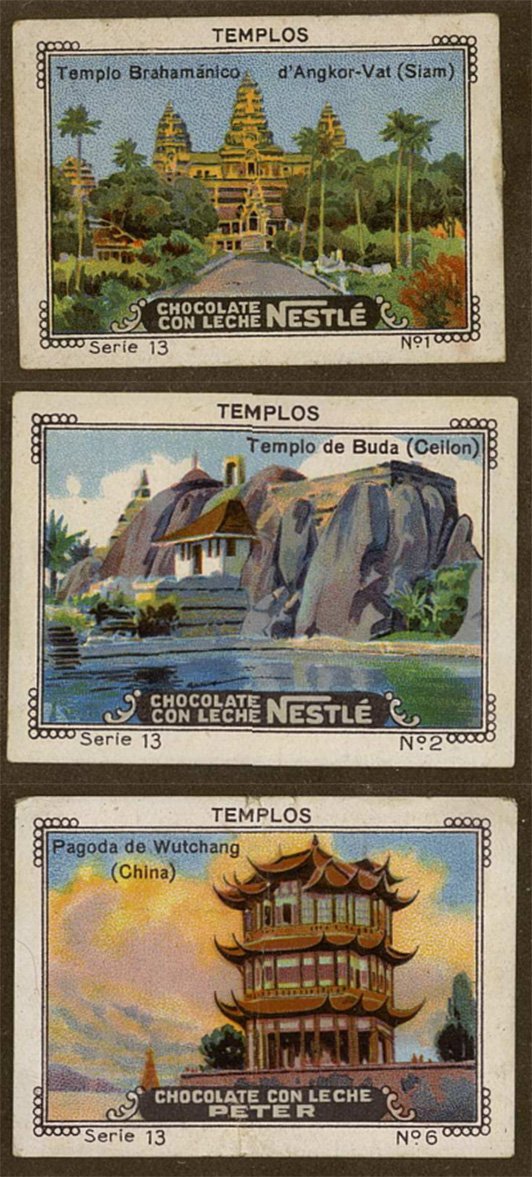 Detalles de los templos de Siam, Ceilon (sic.) y China.