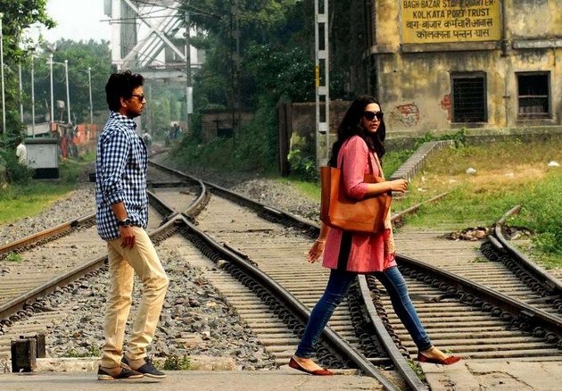 Rana y Piku paseando por Calcuta.