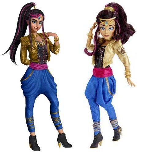 El personaje de Jordan, tanto en su versión perteneciente a la serie como en su adaptación como muñeca.