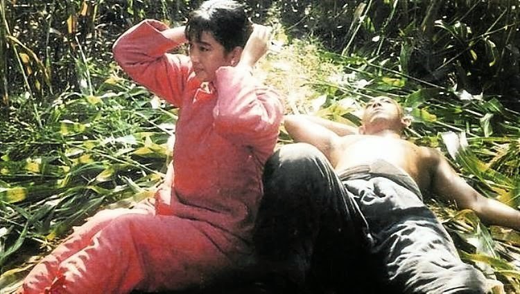 Imagen de Sorgo Rojo de Zhang Yimou (1987).
