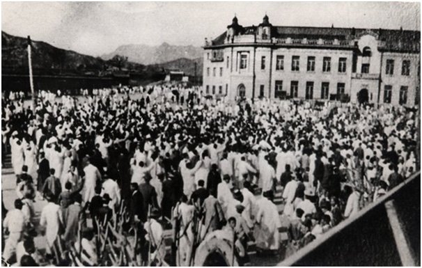 Imagen del movimiento independentista del 1 de marzo de 1919