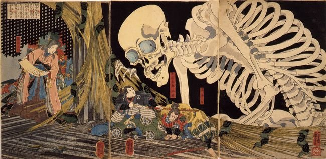 Gashadokuro, de Utagawa Kuniyoshi.