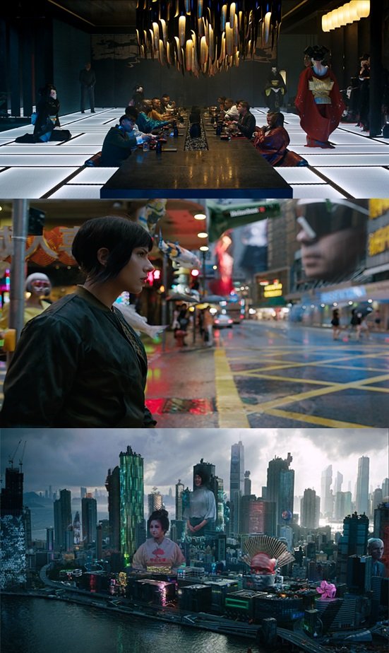  Fotogramas de la película en los que se muestra el mundo futurista en el que el espectador se verá inmerso a lo largo de la aventura. La película fue rodada en lugares como Nueva Zelanda y Hong Kong.