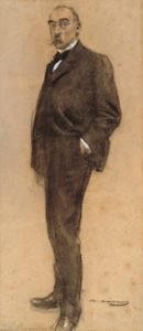 Retrato de Josep Masriera, Ramón Casas, 1909, Museo Nacional de Arte de Cataluña